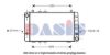 AKS DASIS 490020N Radiator, engine cooling